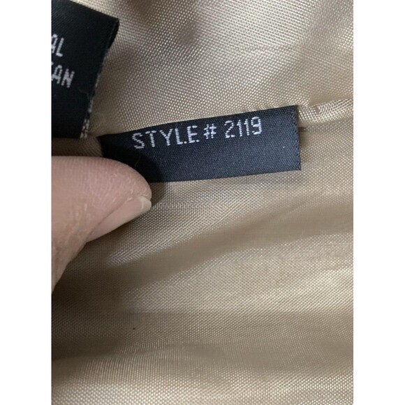 Marcelle Renee Leather Jacket Women’s Large Tan Notch 5 Button Style 2119 - Picture 16 of 16